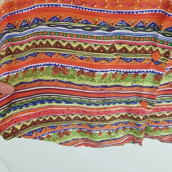 {Fenn Wright & Manson} Silk Ruffled Button Down Sleeveless Blouse - Picture 6 of 10